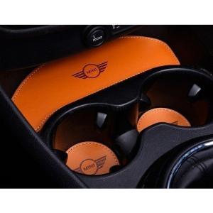 BMW マット PU革 防水防塵 MINIミニF54/F55/F56/F60/R60専用 ポケットレザー ノイズ低減 4色可選