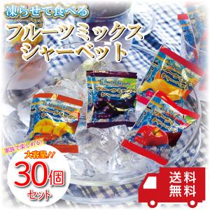 【30個】凍らせて食べるフルーツミックス アソート 冷凍フルーツ ひんやりリフレッシュ ピーチ マンゴー アップル オレンジ メロン パイン｜ifc-valuetrust