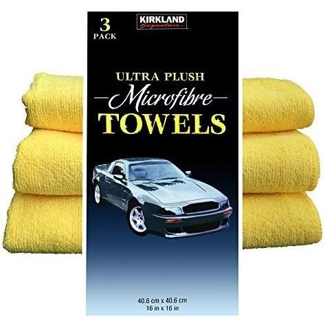 コストコ カークランド KIRKLAND マイクロファイバータオル　3枚セット