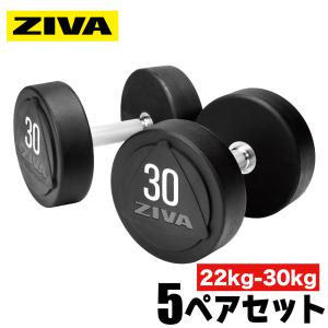 ダンベル DUMBBELL 10個 5ペアセット 12kg-20kg 鉄アレイ ウレタン