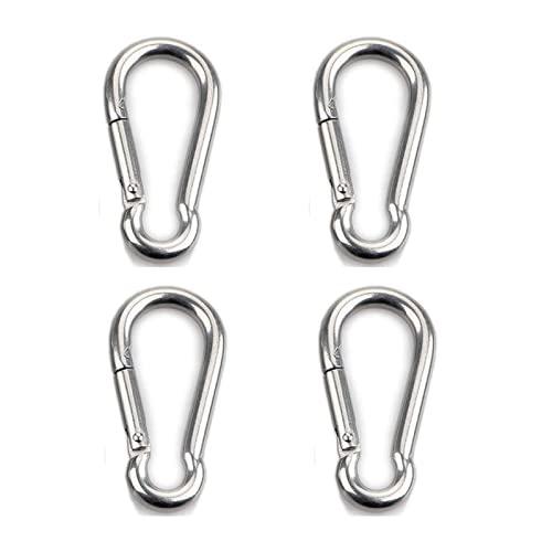 JUTOSU カラビナ スプリングスナップ 強力ステンレス 304ステンレス スナップフック ミニカ...