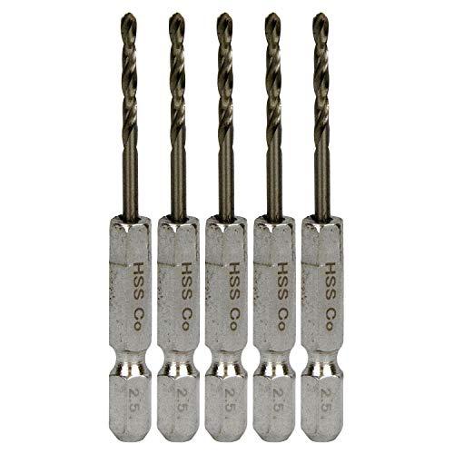 SK11(エスケー11) 六角軸Coステンドリル 微短 5本組 2.5mm