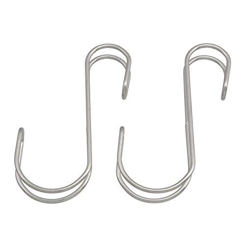 ハイロジック TQOOL 横ブレ安定S字フック 中 100mm ステン 2本入 95348