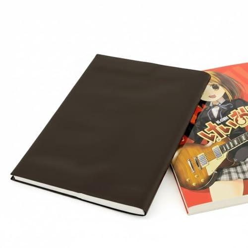 お手入れいらずのリサイクルレザーブックカバー（A5サイズ/ブックマーカー付き） (チョコ)