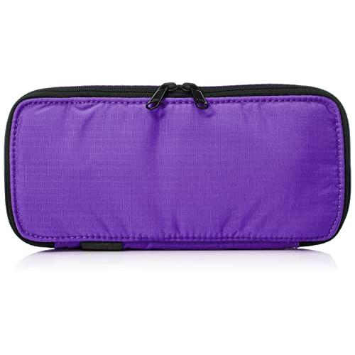 ノーマディック ペンケース 大容量 二階建て 軽量 収納力 PN-21 パープル SS