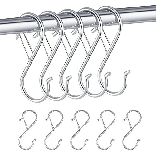 JUSTBOKU s字フック 落ちない ステンレス 錆びない Sじフック Sカン フック Sフック ...