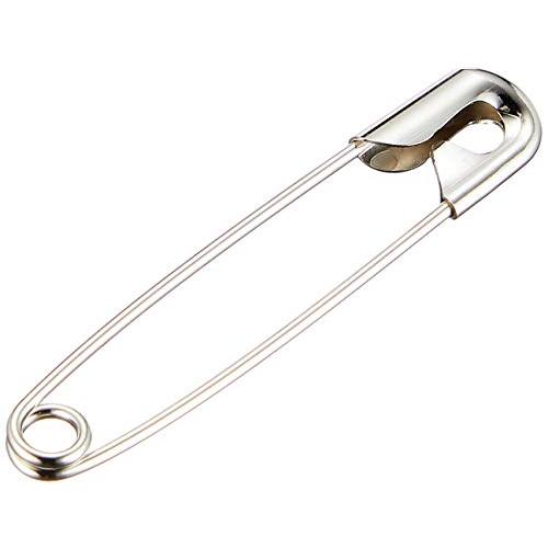 ミツヤ 安全ピン 100本入り 44mm シルバー AP-4