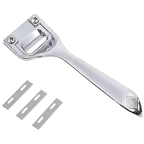 ルボナリエ 革漉き スーパースカイバー レザークラフト 革削ぎ レザーカッター (シルバー)