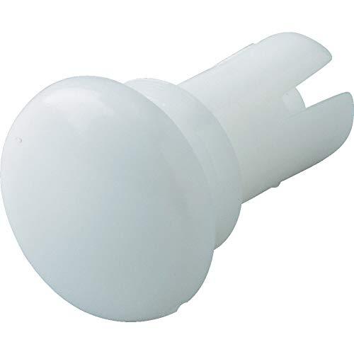 TRUSCO(トラスコ) プッシュリベット 板厚3.5~4.5mm 穴径5.1Φ 長さ6.5 白 5...