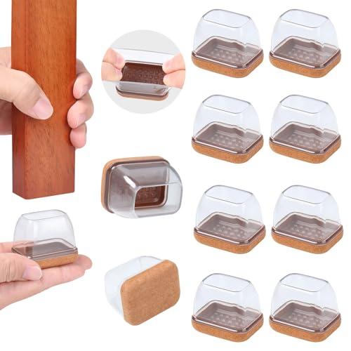 ZDDLOINP 椅子足カバー 長方形 8個入り キズ防止 騒音防止 滑り止め 椅子足キャップ フェ...