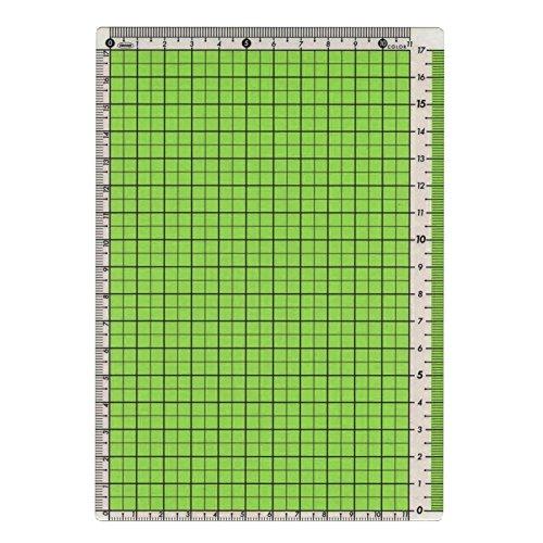 共栄プラスチック B6サイズ用 カラー方眼下敷グリーン CPK-B6-G