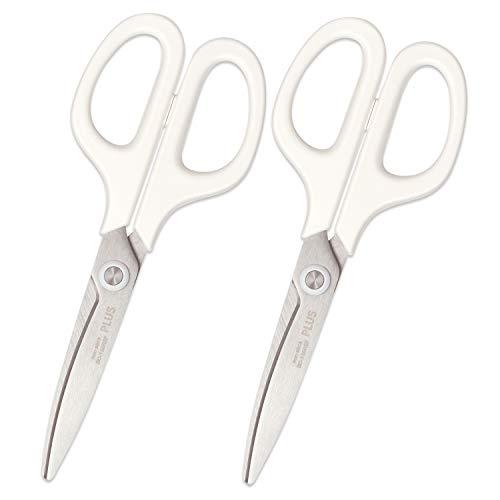 プラス はさみ フィットカットカーブ スマート クリームホワイト SC-155RSF 35-231×...