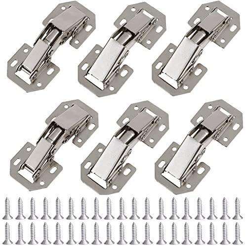 YFFSFDC ステンレス製 スライド蝶番 キャビネットヒンジ 補修 固定金具 扉 窓 家具丁番 取...