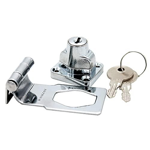 dingchi 亜鉛合金90度キー入力ハプスロックねじれつまみキー入力ロックハプスにとってドアキャビ...