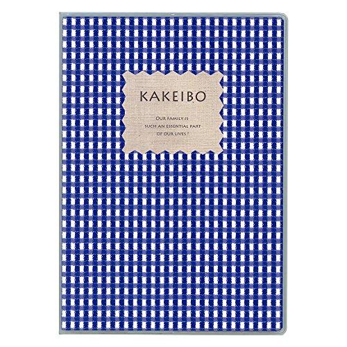 ダイゴー 家計簿 ギンガムチェック チェック柄 B5 ブルー J1238