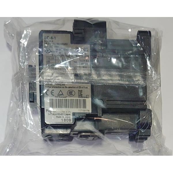 富士電機機器制御 標準形電磁接触器(ケースカバーなし) AC200V SC-4-1 コイルAC200...