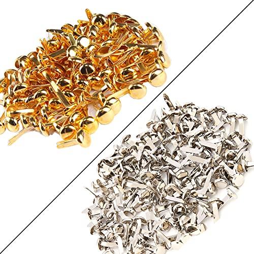 割りピン 割りピン工作（金色+銀色各100個） ットわりぴん 割鋲 画鋲 鉄製 固定用 DIY アク...