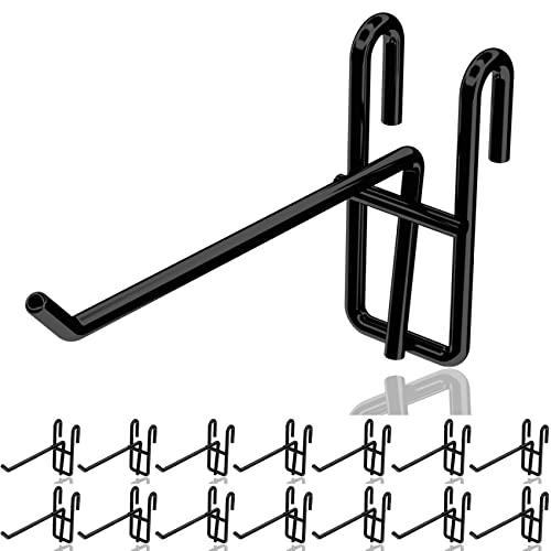 15個 ネットフック 黒 メッシュパネル フック 10cm 網フック ネットフック ブラック ワイヤ...