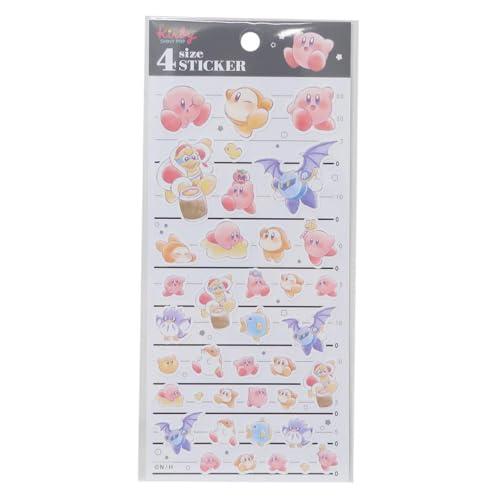 星のカービィシールシート4サイズステッカー 4SIZE STICKER/カービィ＆フレンズ