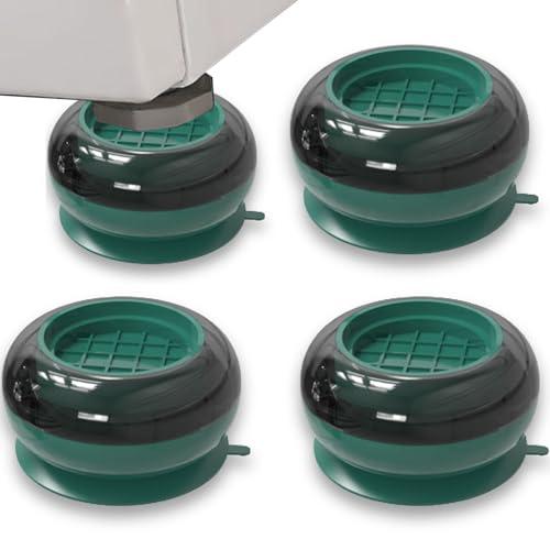 洗濯機用 防振 かさ上げ台 4個セット 振動吸収 騒音緩和 滑り止め 耐荷重 振動吸収 騒音緩和(グ...