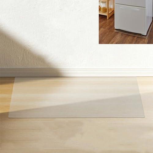 AeiLa ポリ塩化ビニル 冷蔵庫 マット キズ防止 凹み防止 床保護シート 長方形 Sサイズ 53...