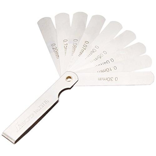 シンワ測定(Shinwa Sokutei) シックネスゲージ A 75mm 9枚組 73776