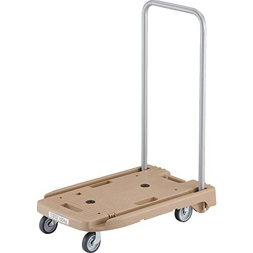 TRUSCO(トラスコ) 樹脂台車 こまわり君 省音G車輪 600X390 ライトサンド 樹脂ストッ...