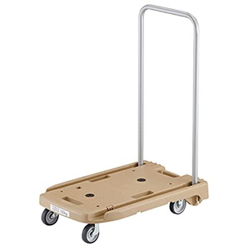 トラスコ中山(TRUSCO) 樹脂台車 こまわり君 省音G車輪 600×390 ライトサンド MP-...