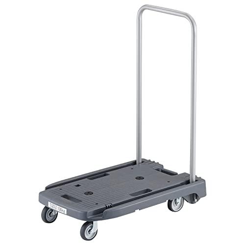 トラスコ中山(TRUSCO) 樹脂台車 こまわり君 省音G車輪 600×390 アーセナルグレー M...