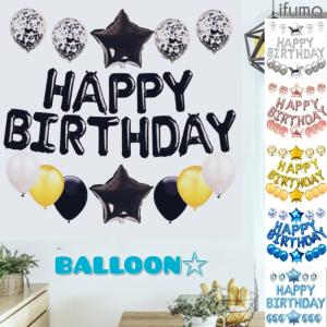 バースデー バルーン アルファベット セット 誕生日 飾り お祝い 風船 飾り付け 文字 バースデーバルーン 安い オーナメント パーティー かわいい