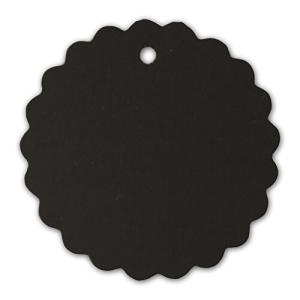 LWR CRAFTS工芸ジュート絡みつく30メートルと100ハングタグスカラップラウンド