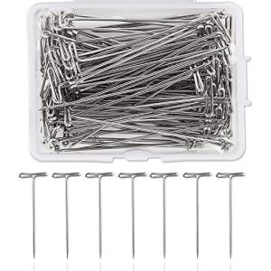 ZADAFINA 虫ピン T 虫ピン 32mm 約200個入り ステンレス製シルクピン シルクピン オフィスピン 押しピン シャープ