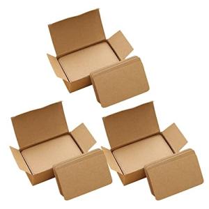 ENN LLC 無地カード 名刺サイズ メッセージカード 情報カード 落書き用紙 言葉カード 手書き 紙カード 300枚入り