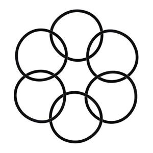 Othmro ニトリルゴムOリング 4mm幅 67mm内径 75mm外径 10個入り Oリング 黒 ゴムガスケット ゴムリングセット ラバー