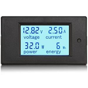 マルチメーター DROK DC 6.5-100V 20A 直流 ワットチェッカー