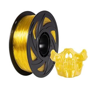 TRONXY 3Dプリンター PETG フィラメント 1.75 mm 2.2LBSスプール 3Dプリンタ フィラメント PETG ブライトイエロー
