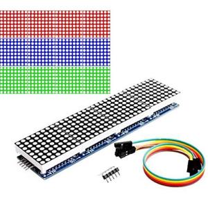 Youmile MAX7219ドットLEDマトリックスMCU 8x32制御LEDディスプレイモジュールドライブ Arduino Raspberry Pi 4 in 1用