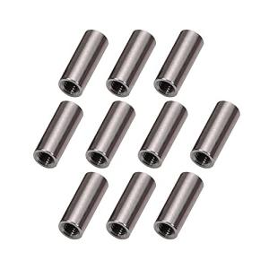 MroMax カップリングナット M8 ラウンドカップリングナット 丸ジョイントナット スリーブロッドバースタッドナ