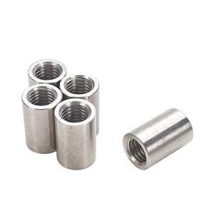 MroMax カップリングナット M14 ラウンドカップリングナット 丸ジョイントナット スリーブロッドバースタッド
