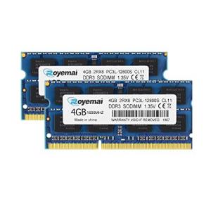 2x4GB CL11 PC3L-12800S SODIMM 1600MHz