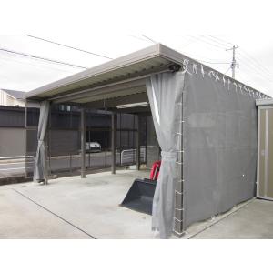 雪よけ防雪ネット　豪雪・強風用超強力タイプ　幅3ｍ65ｃｍ〜5ｍ51ｃｍ　高さ2ｍ1ｃｍ〜3ｍまで