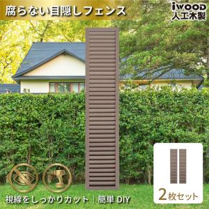 igarden（アイガーデン） アイウッド ルーバーラティス 人工木製 H90cm
