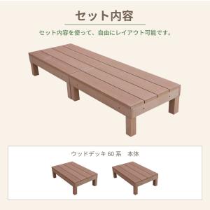 ウッドデッキ 人工木 60系 2点セット ナチ...の詳細画像1