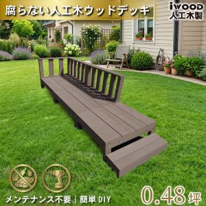 igarden（アイガーデン） 人工木 ウッドデッキ PLUS 60系 2点セット