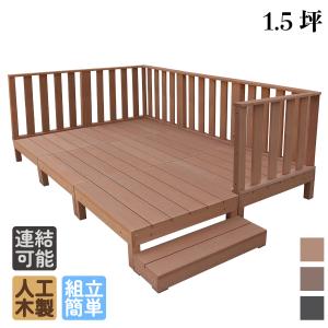 ウッドデッキ 人工木 庭用 セット DIY デッキ 縁台 YKK リ ウッドデッキ 人工木 庭用 セット DIY デッキ 縁台 YKK リ
