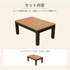 人工木 ウッドデッキ PLUS 60系 デッキ...の詳細画像1