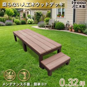 igarden（アイガーデン） 人工木 ウッドデッキ PLUS 60系 2点セット