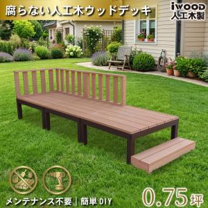 igarden（アイガーデン） ウッドデッキ 人工木 0.5坪 6点セット