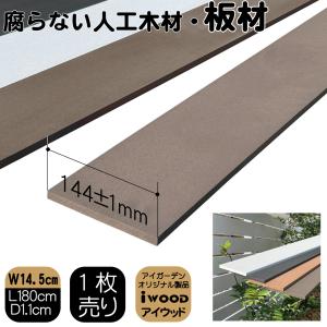 アイウッド人工木材145　ダークブラウン■　L1800