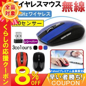 マウス ワイヤレスマウス 無線 マウスパソコン 電池式 2.4GHz 高精度 小型 光学式  持ち運び便利